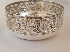 21st Century Handcrafted Sterling Silver Couple of Wine Coaster, Italy, 2012