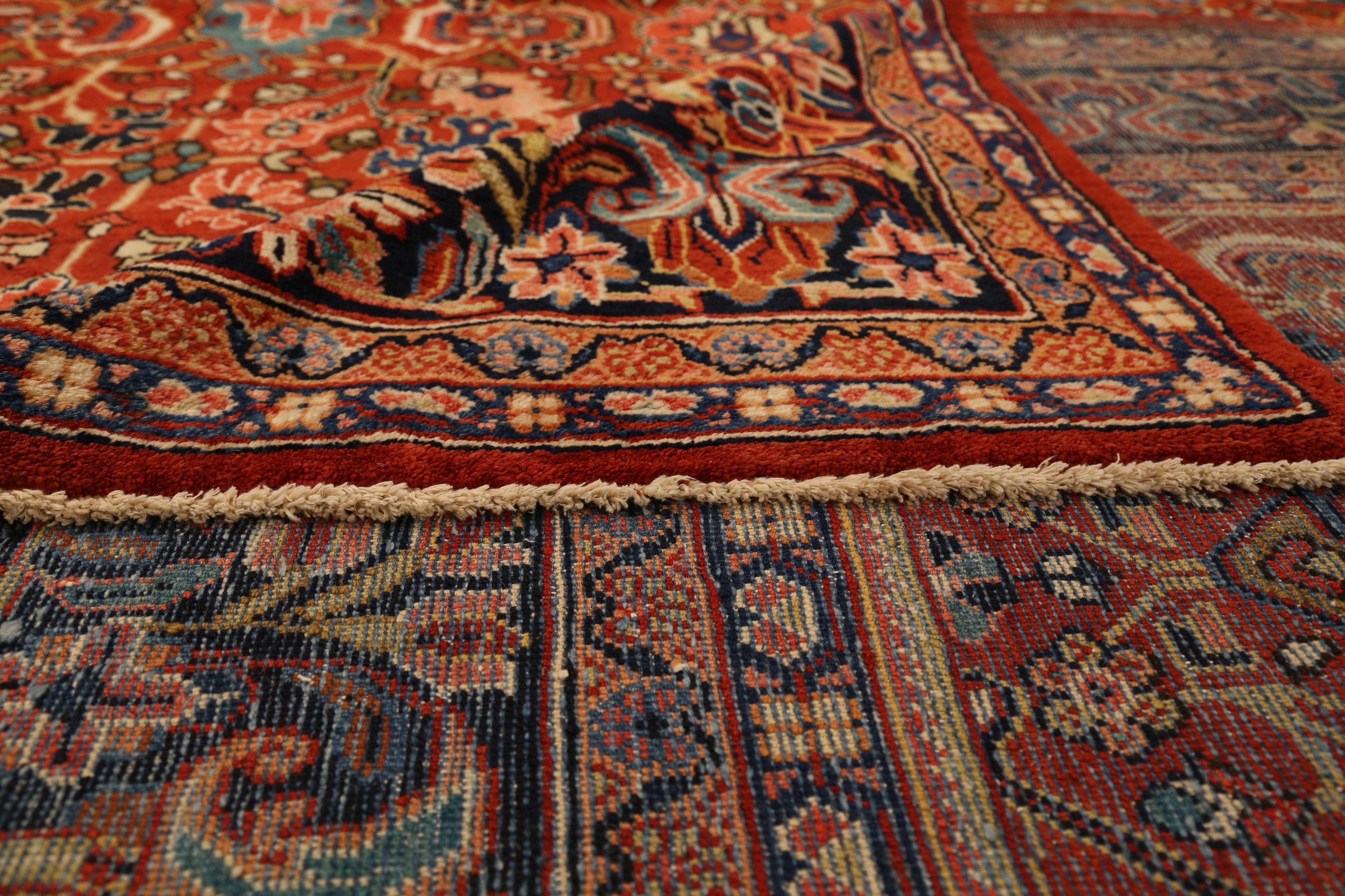 Perse Tapis persan Sultanabad noué à la main du 21e siècle en vente