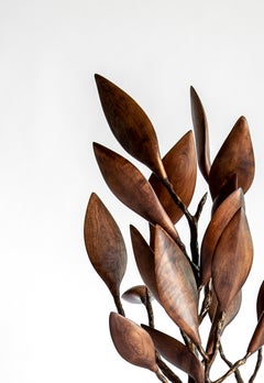 21st Century Hand Sculpted "Laathlela" Tree by Atang Tshikare