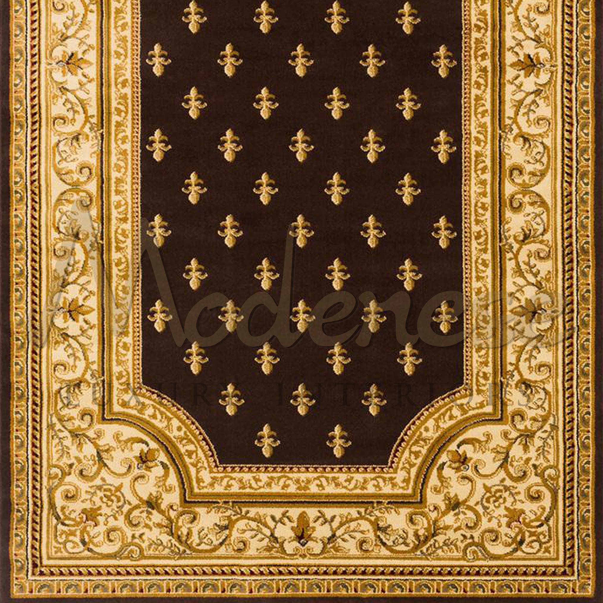 Hand-Crafted 21st Century Handknotted Bamboo Silk Rug by Modenese Interiors, Beige&Yellow For Sale