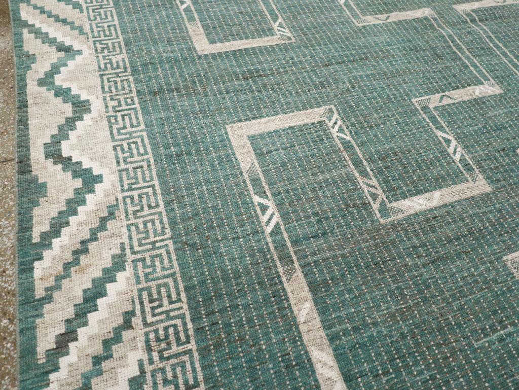 Moderne 21st Century Handmade East Turkestan Khotan Room Size Carpet (tapis du 21e siècle fait à la main au Turkestan oriental) en vente