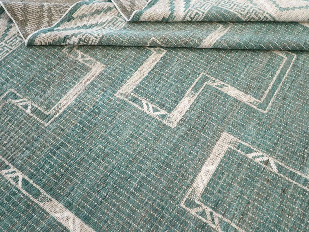 21st Century Handmade East Turkestan Khotan Room Size Carpet (tapis du 21e siècle fait à la main au Turkestan oriental) en vente 1