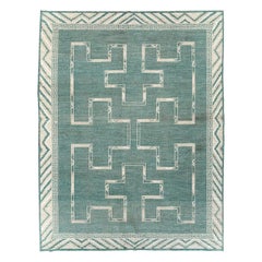 21st Century Handmade East Turkestan Khotan Room Size Carpet (tapis du 21e siècle fait à la main au Turkestan oriental)
