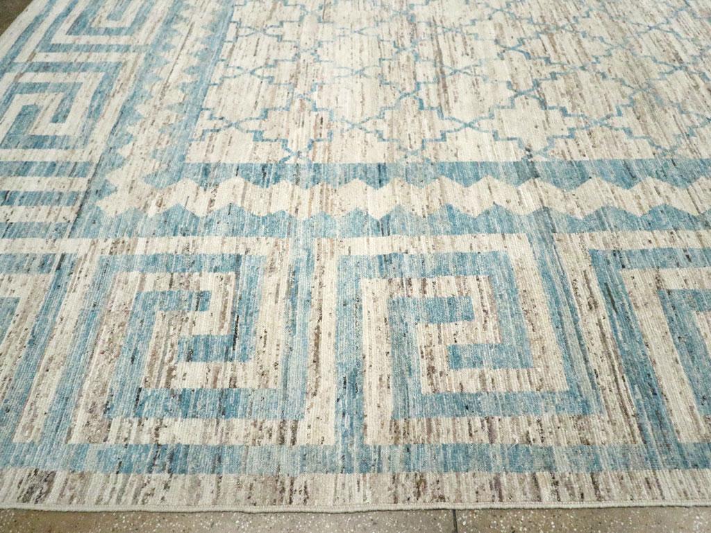 21st Century Handmade Turkish Contemporary Large Carpet In New Condition For Sale In New York, NY