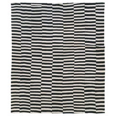 21st Century Handmade Turkish Flatweave Large Room Size Carpet