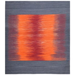 Siglo XXI Tejido a Mano Colores Fuertes, Técnica Mazandran, Alfombra Kilim