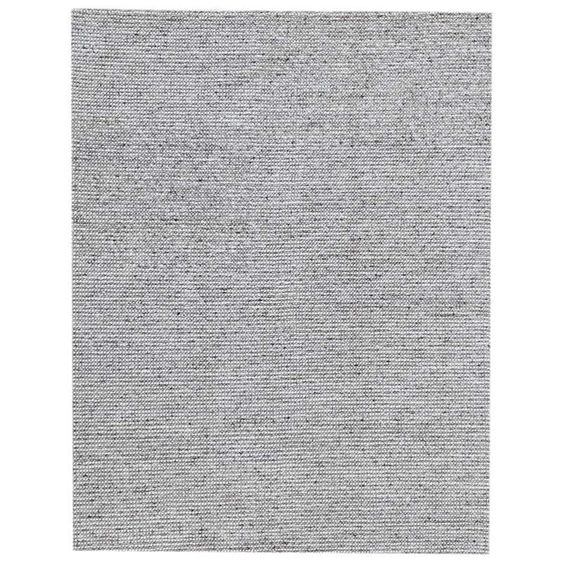 Contemporary Handwoven Grey Textured Wool Rug For Sale at 1stDibs