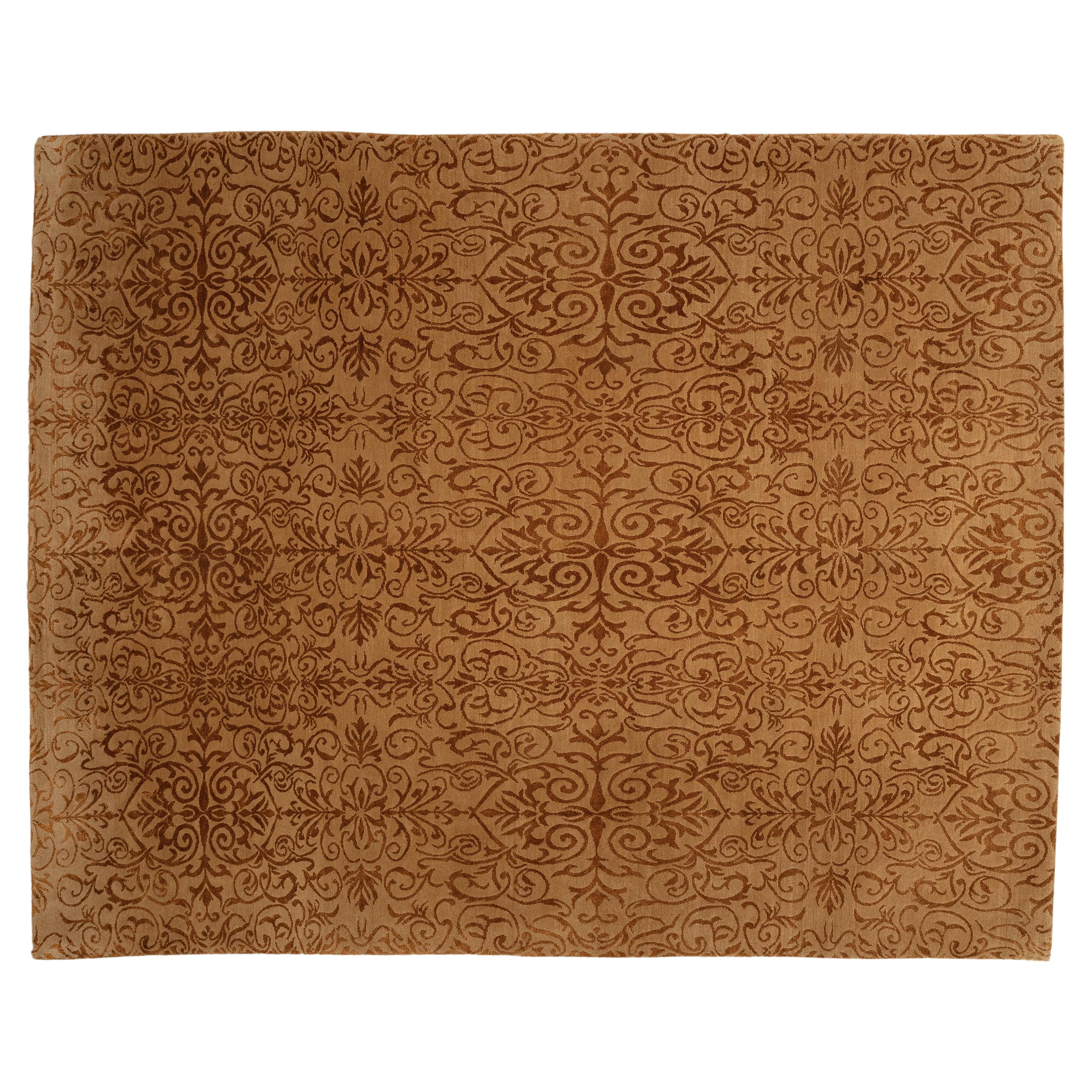 21st Century Handwoven Transitional Rug For Sale