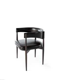 21st Century Harlem Chair in Leather by Gianfranco Ferré Home