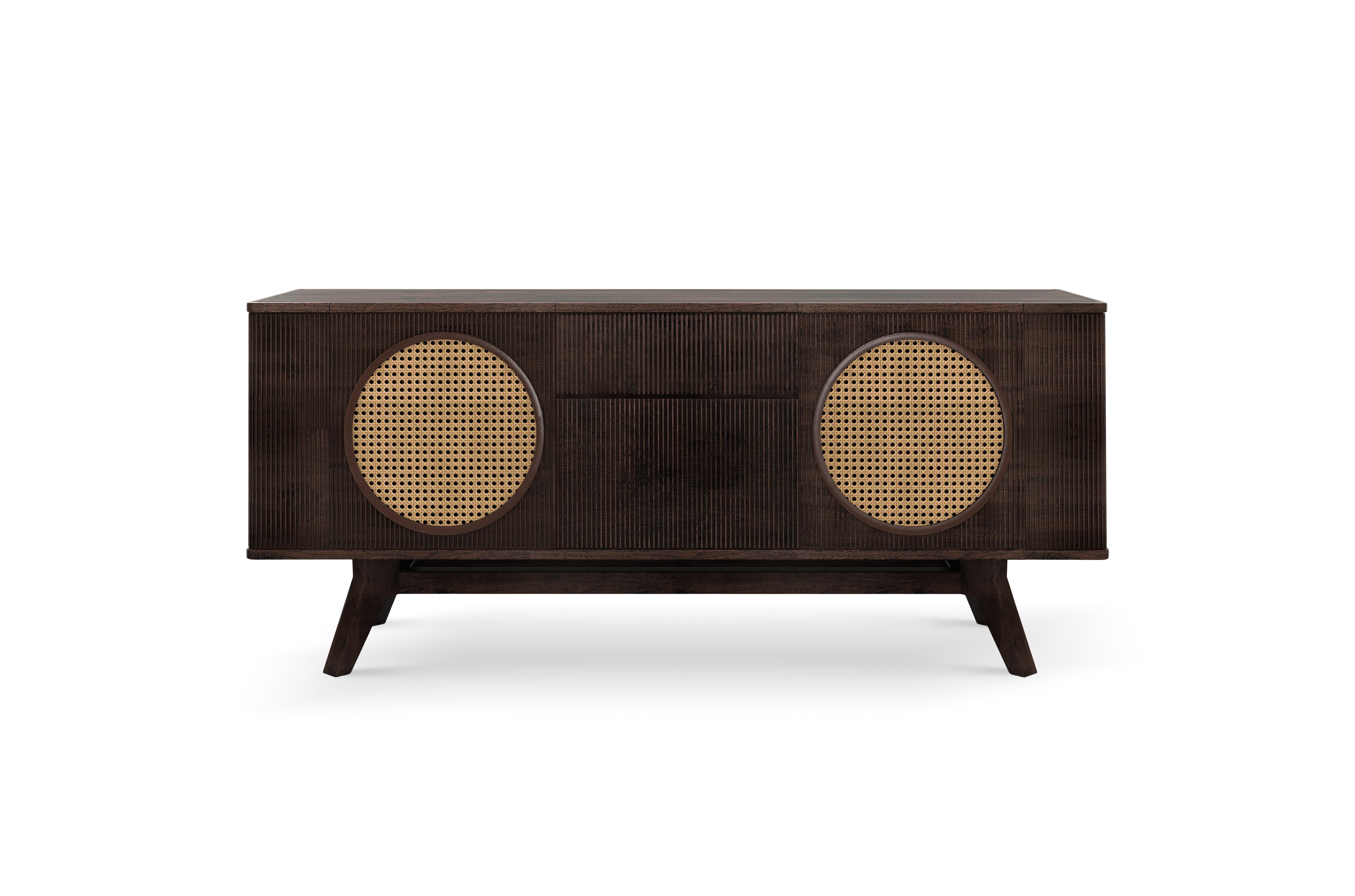 21st Century Harrison Sideboard Oak Handmade in Portugal by Wood Tailors For Sale 2