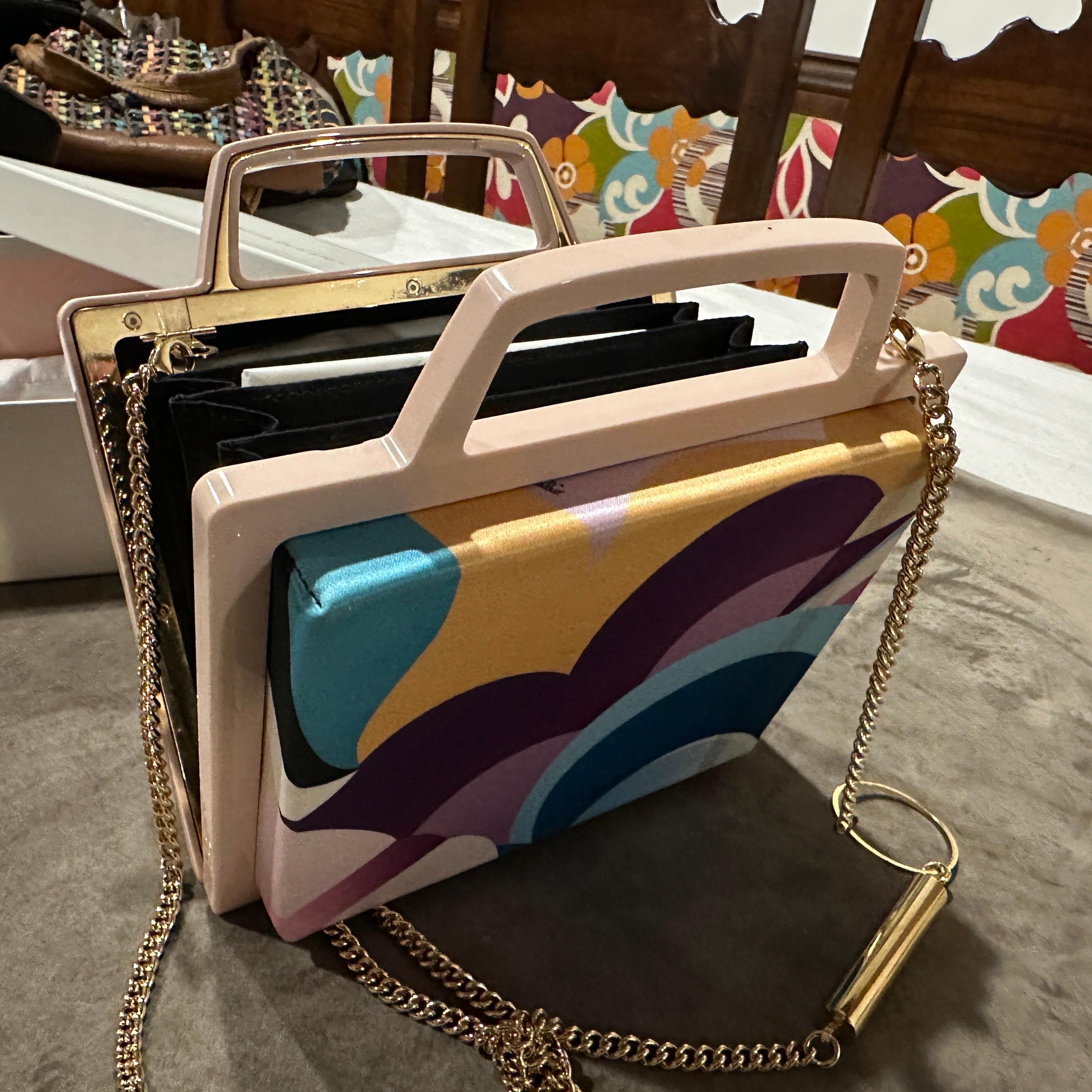 21st Century Haute Couture Silk Crossbody Bag by Emilio Pucci 6