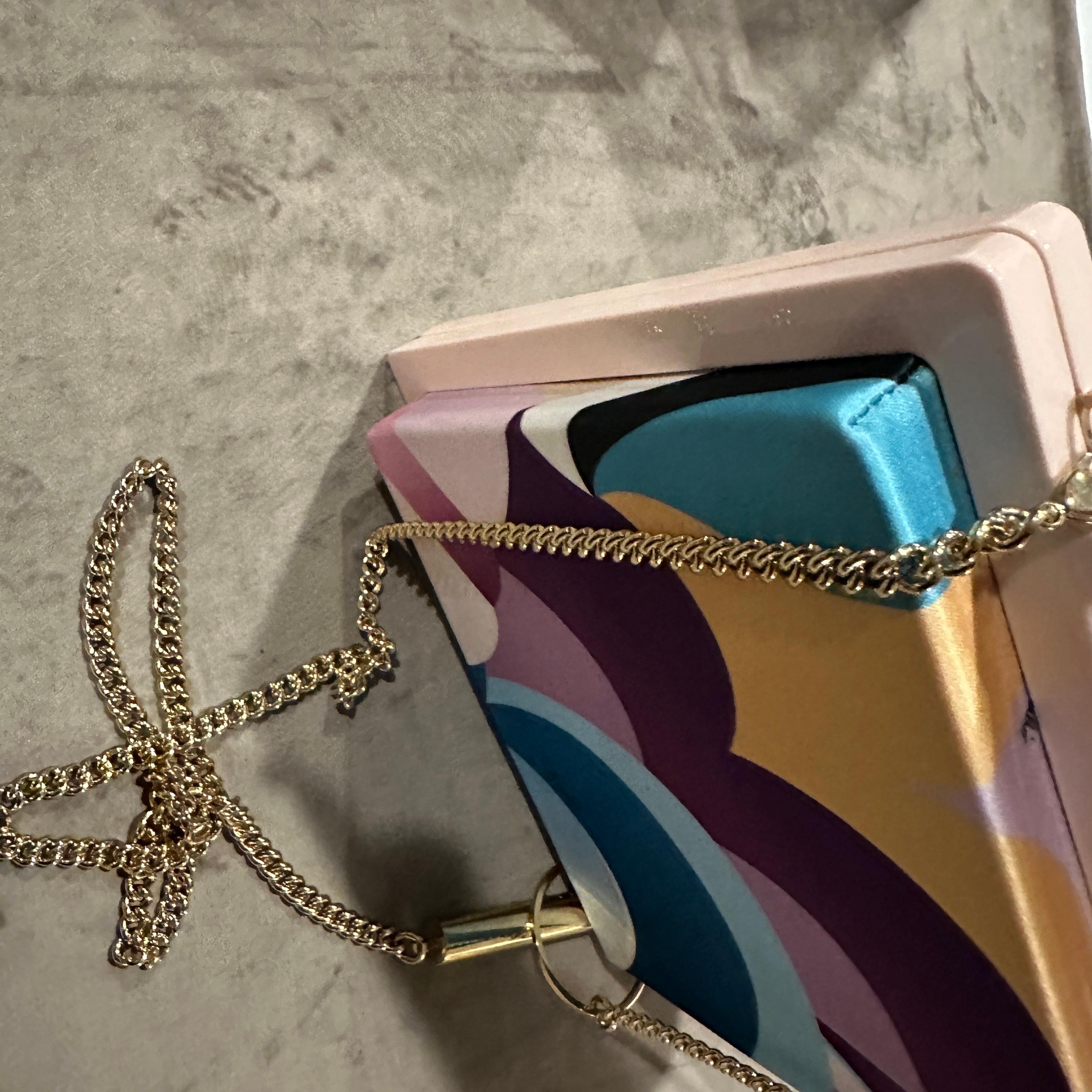 21st Century Haute Couture Silk Crossbody Bag by Emilio Pucci 7