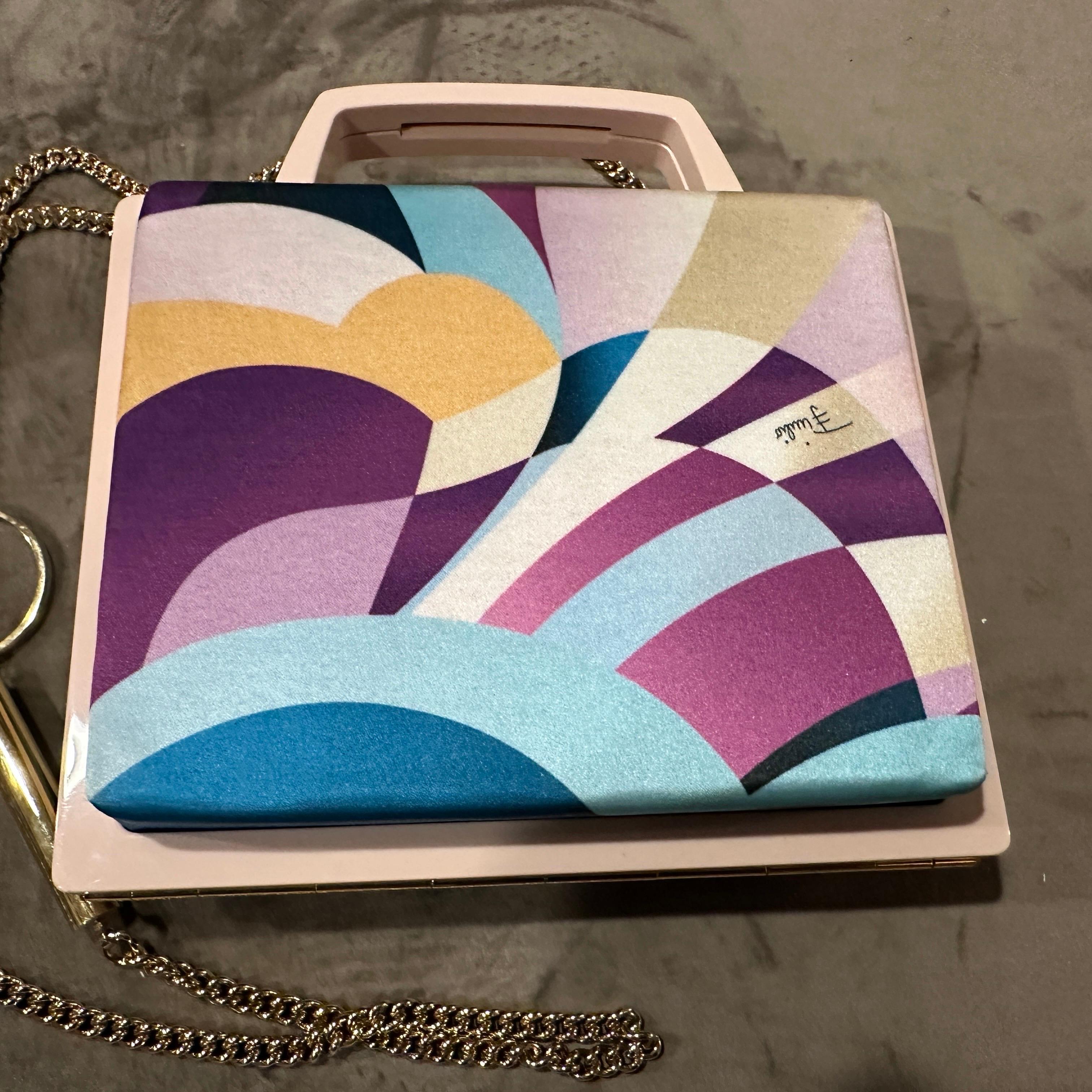 21st Century Haute Couture Silk Crossbody Bag by Emilio Pucci 15