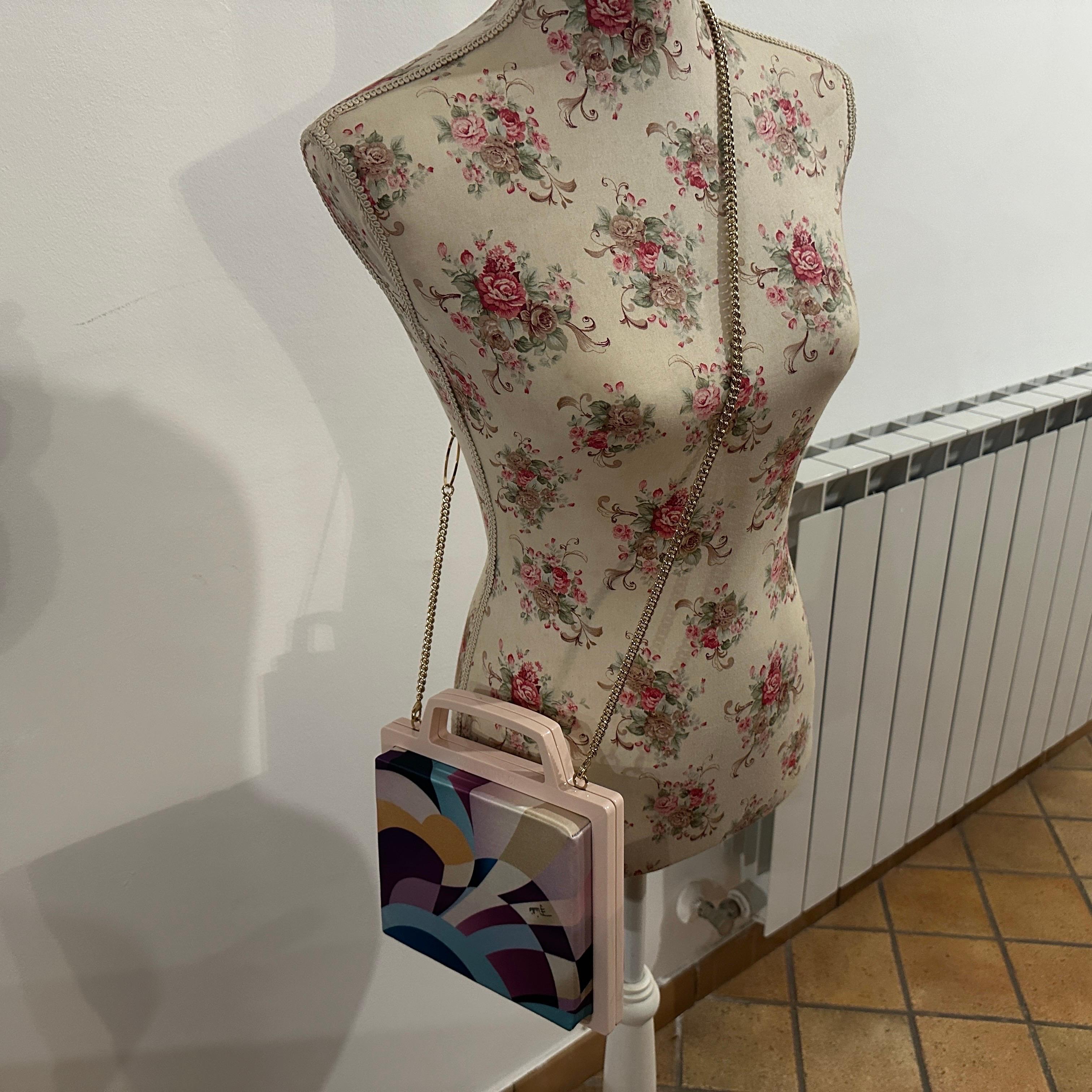 21st Century Haute Couture Silk Crossbody Bag by Emilio Pucci 1