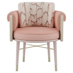21st Century Helen Dining Chair Dedar Textiles Made in Portugal by Ottiu