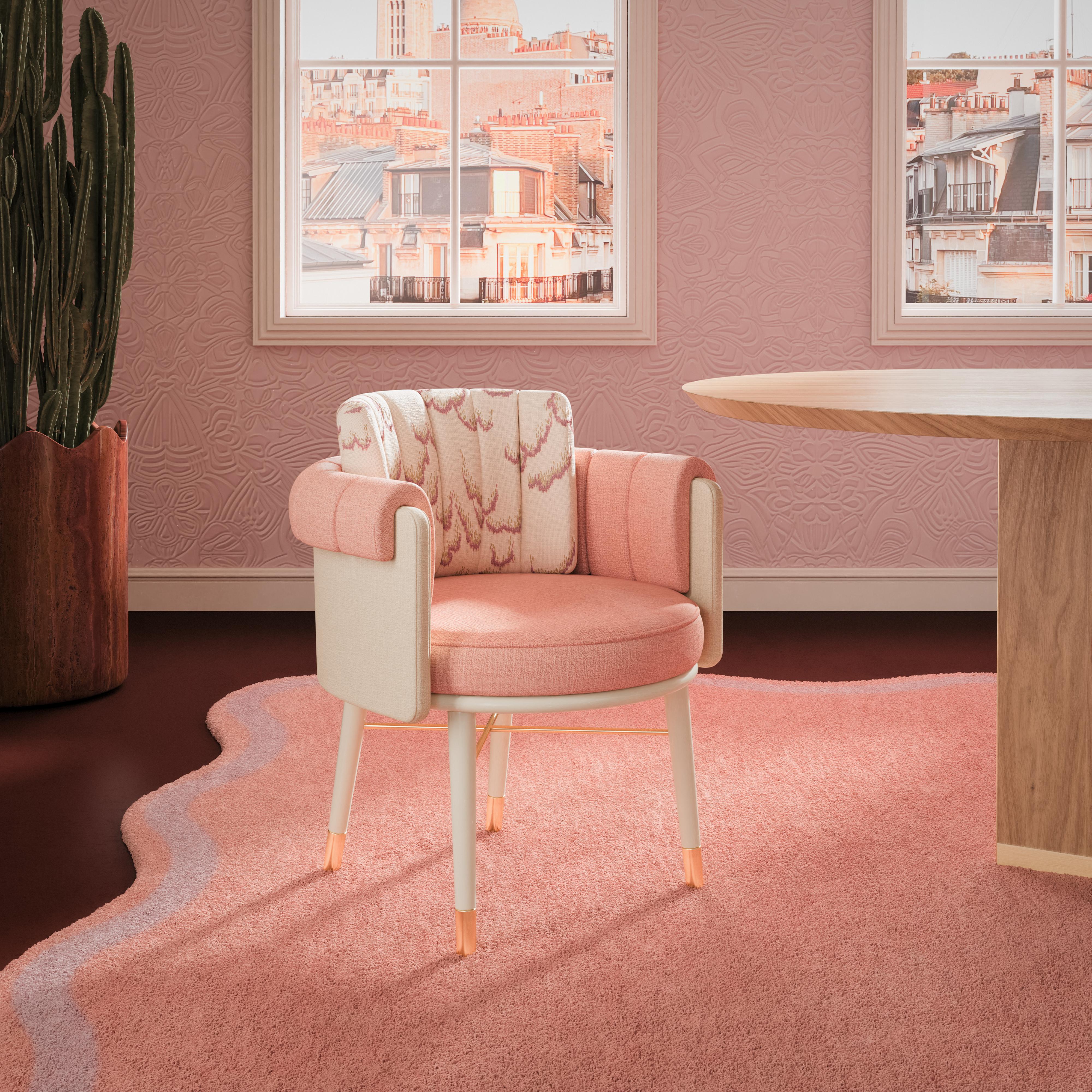 21st Century Helen Dining Chair Kirkby Textiles Made in Portugal by Ottiu en vente 2