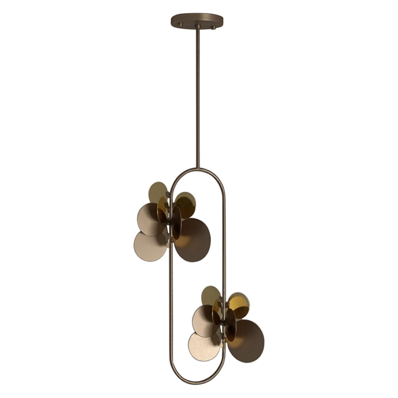 21st Century Hera Pendant Lamp Brass by Creativemary For Sale