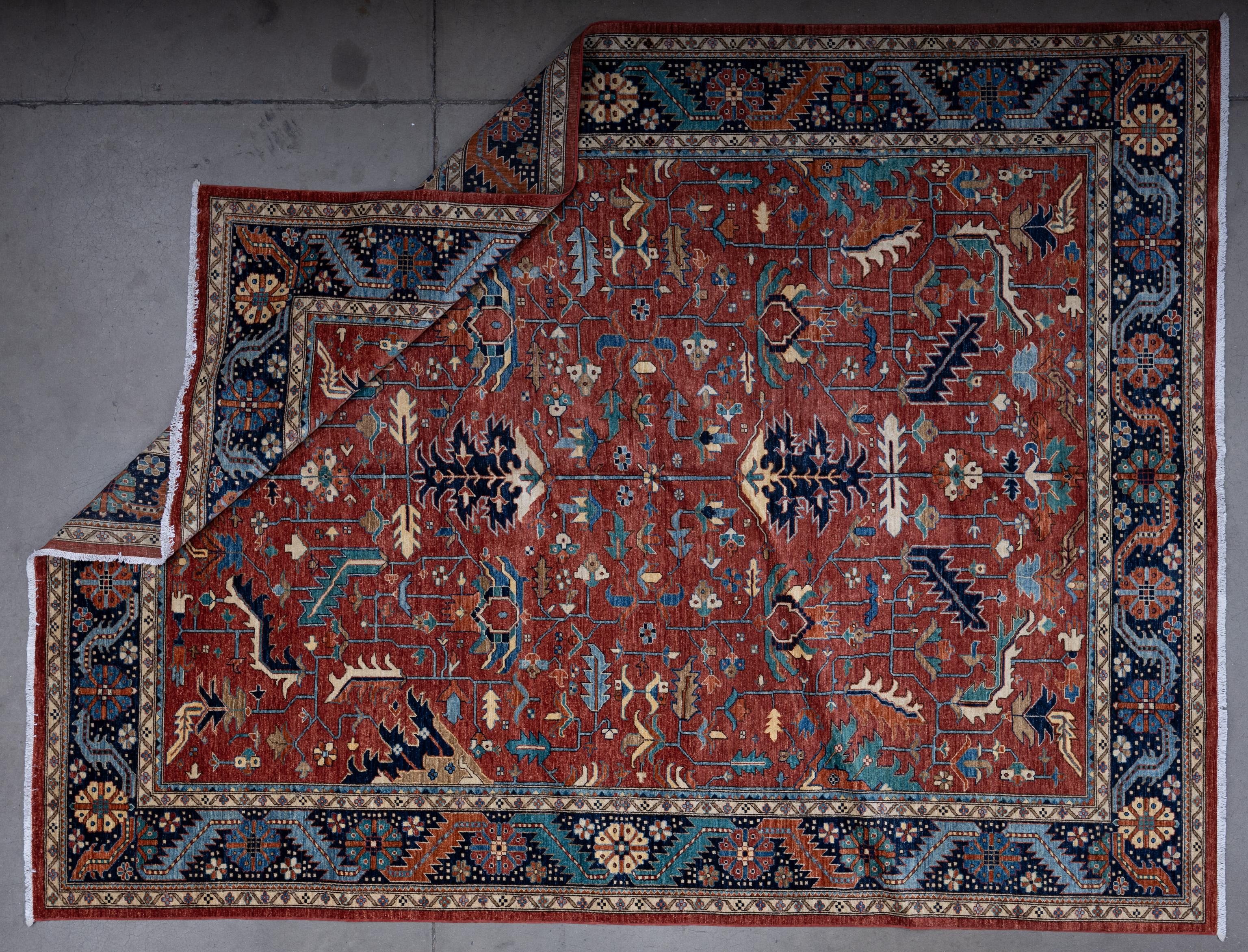 Indian 21st Century Heriz For Sale