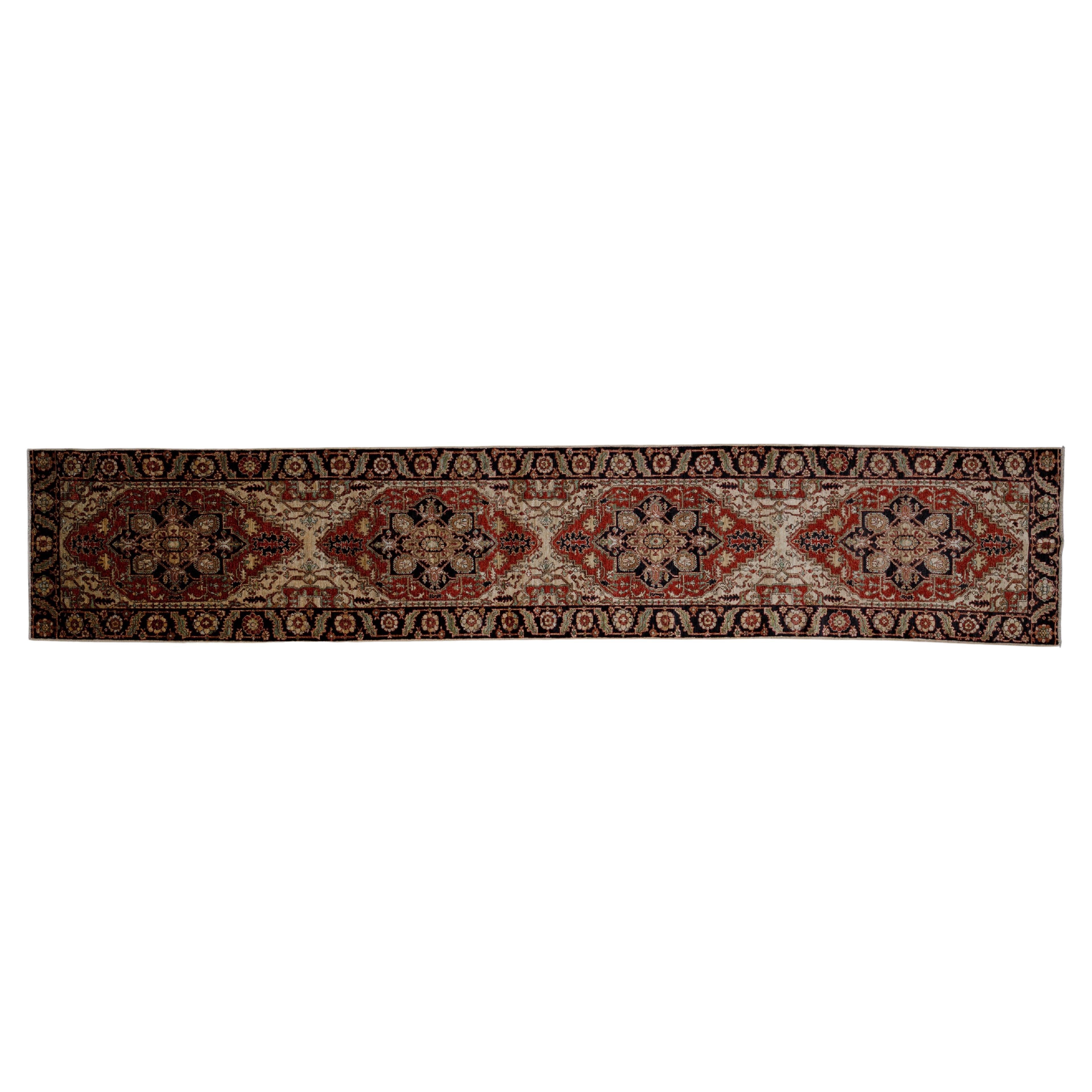 21st Century Heriz Runner For Sale