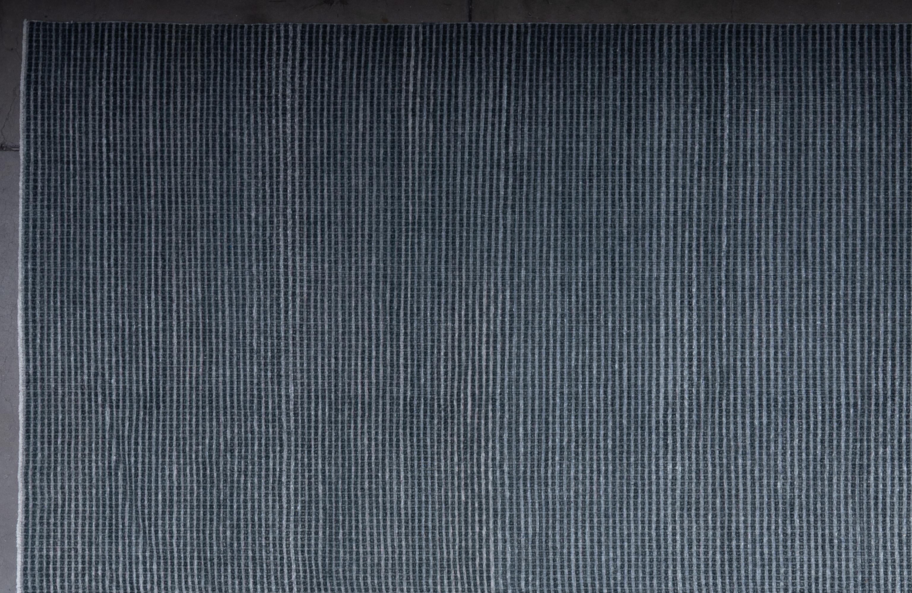 Indien Tapis à chevrons du 21e siècle en vente