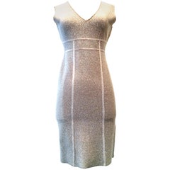 Used 21st Century Herve Leger Style Metallic Cocktail Dress By Maxazria For BCBG 