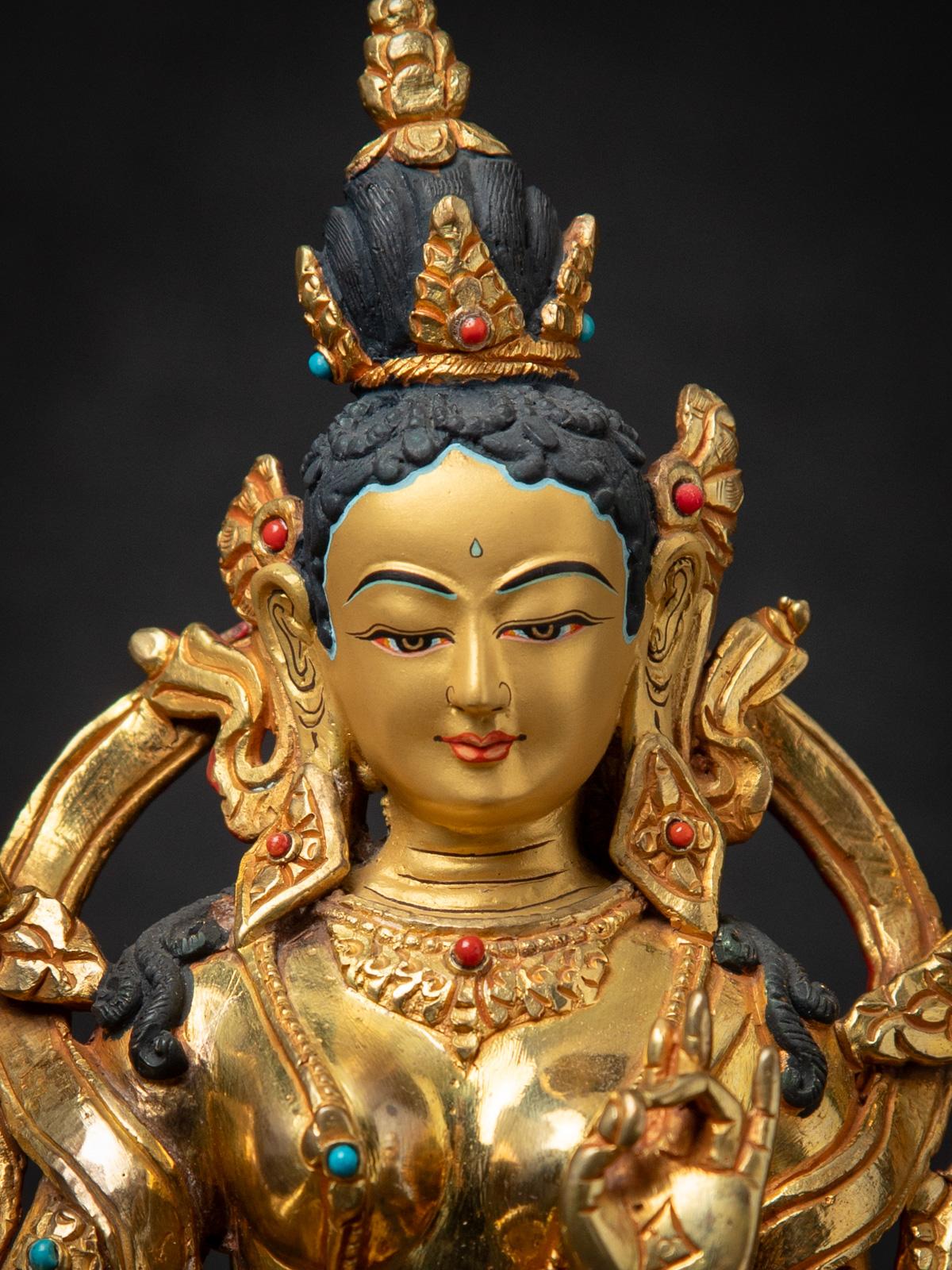 Siglo XXI Bronce de alta calidad Tara Verde nepalí procedente de Nepal en venta 5
