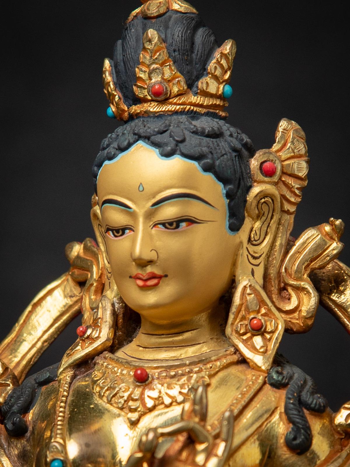 Siglo XXI Bronce de alta calidad Tara Verde nepalí procedente de Nepal en venta 7