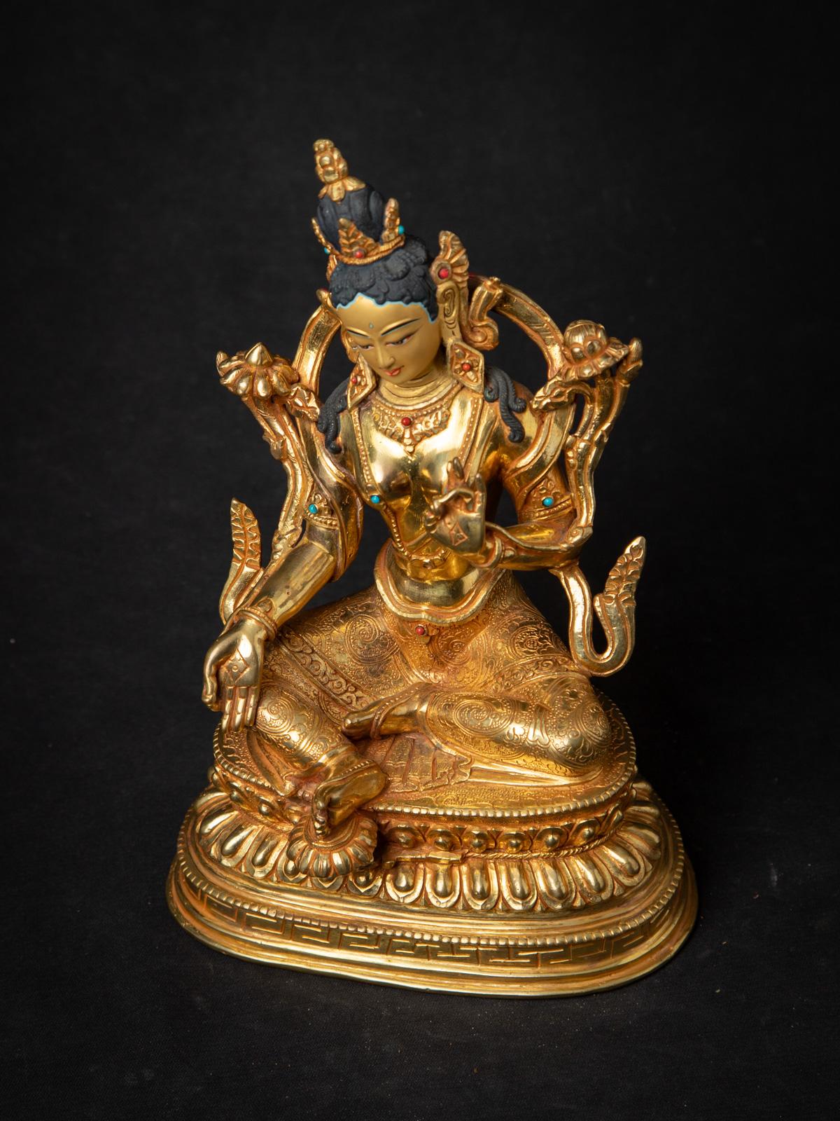 Siglo XXI Bronce de alta calidad Tara Verde nepalí procedente de Nepal en venta 8