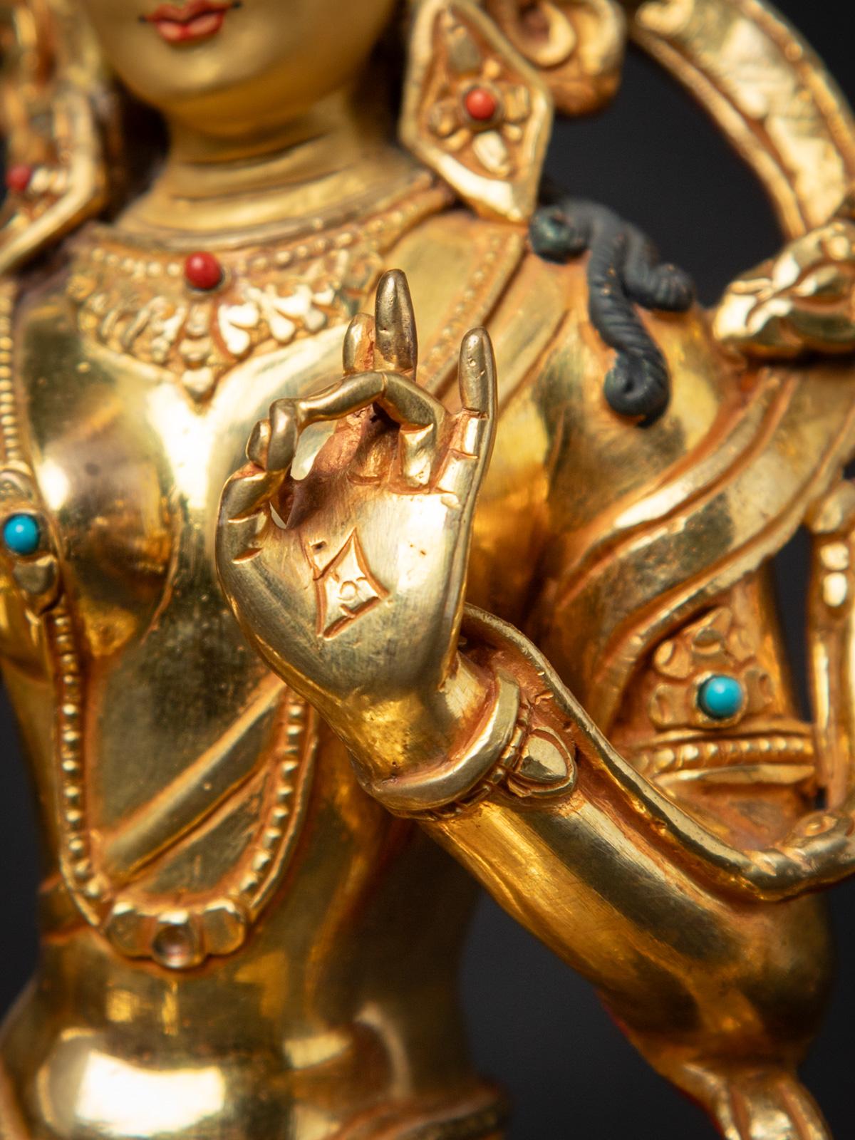 Siglo XXI Bronce de alta calidad Tara Verde nepalí procedente de Nepal en venta 11