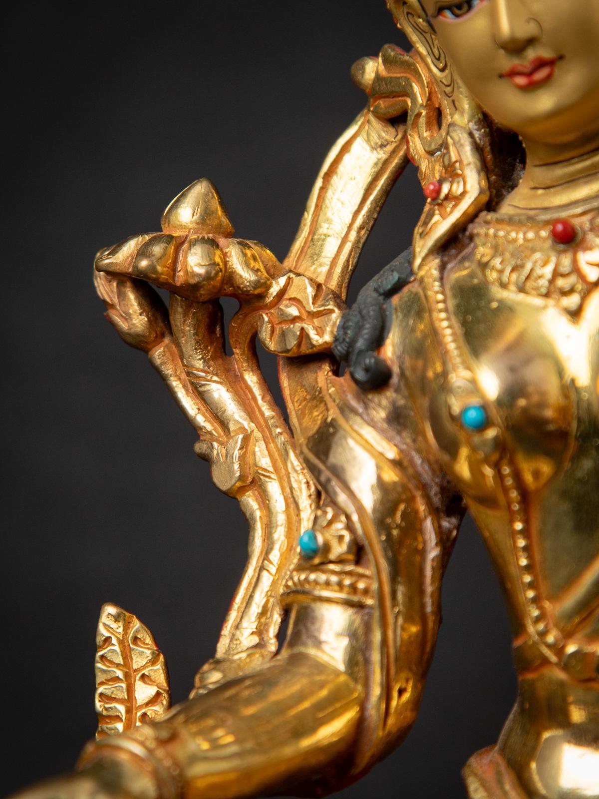 Siglo XXI Bronce de alta calidad Tara Verde nepalí procedente de Nepal en venta 12