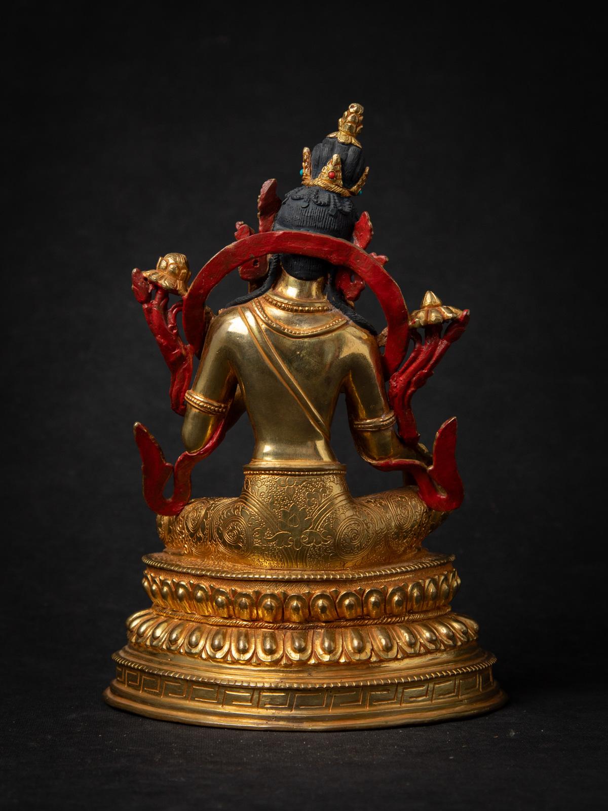 Siglo XXI Bronce de alta calidad Tara Verde nepalí procedente de Nepal en Bueno estado para la venta en DEVENTER, NL