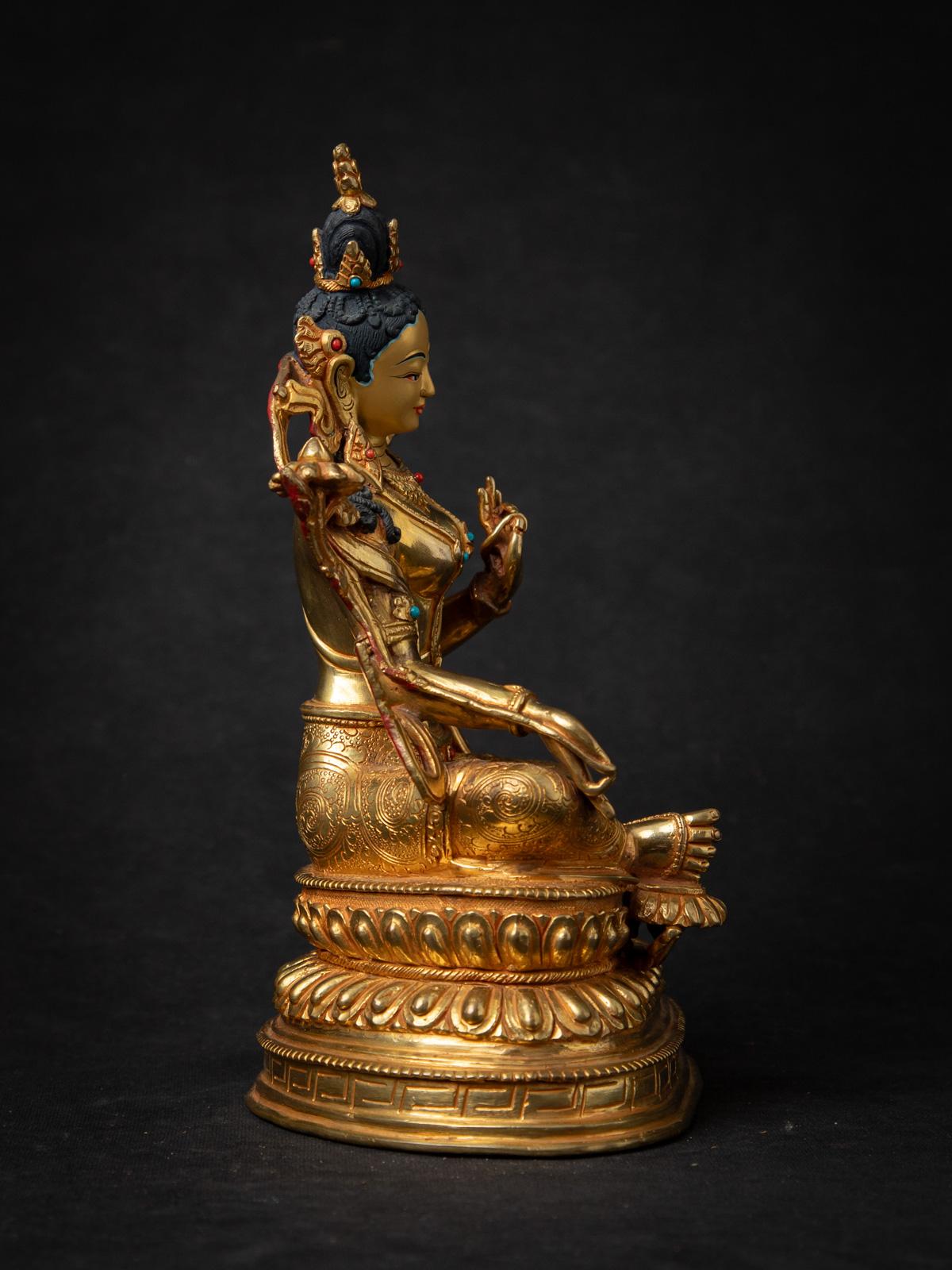 Siglo XXI Bronce de alta calidad Tara Verde nepalí procedente de Nepal Siglo XXI y contemporáneo en venta