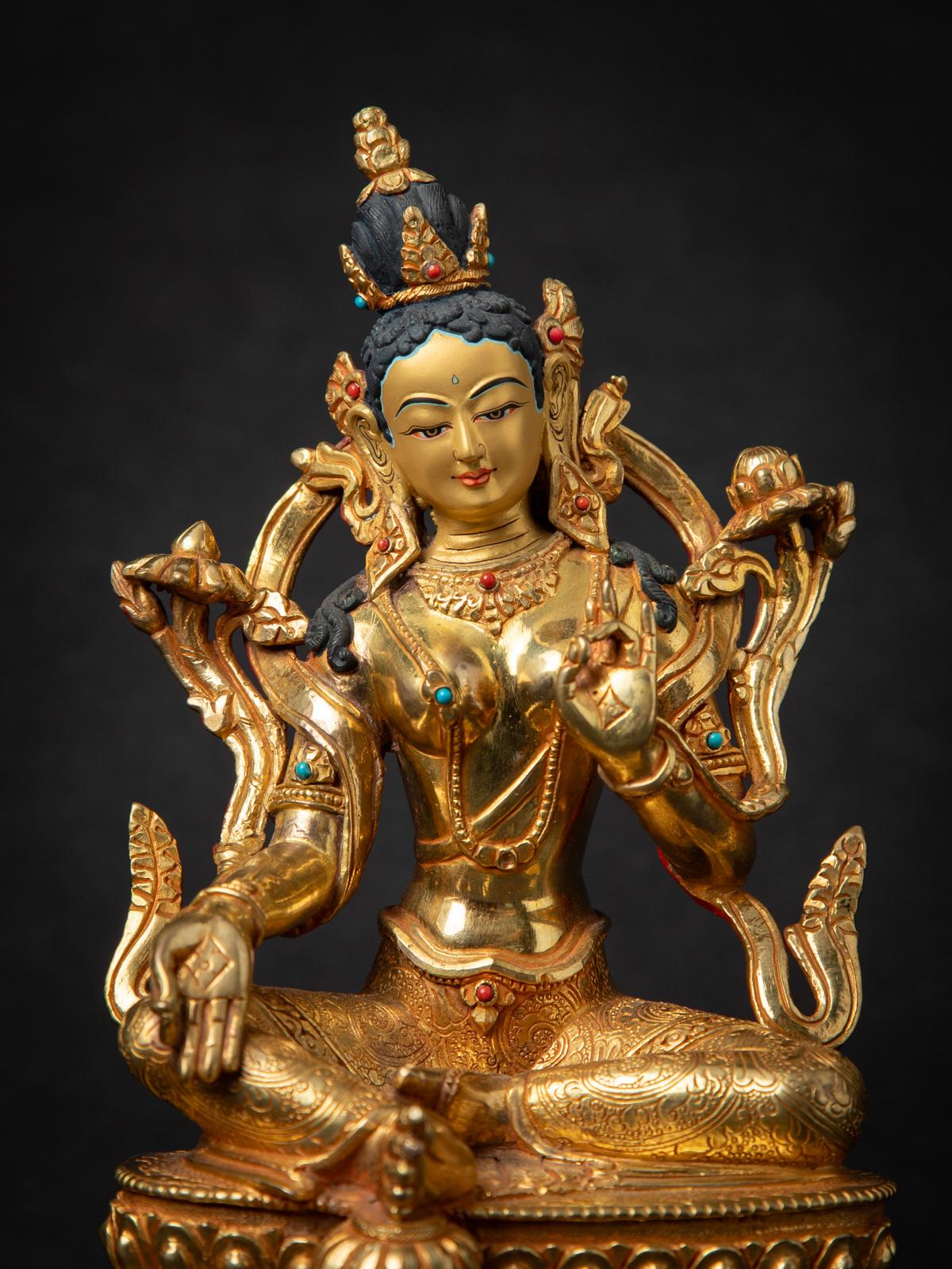 Siglo XXI Bronce de alta calidad Tara Verde nepalí procedente de Nepal en venta 4