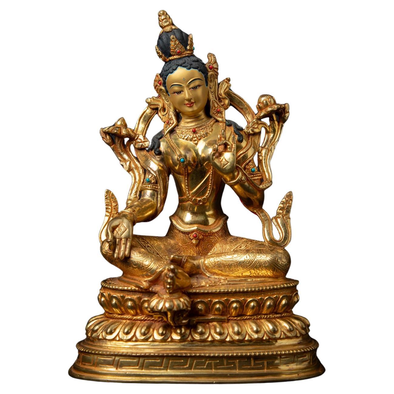 Siglo XXI Bronce de alta calidad Tara Verde nepalí procedente de Nepal en venta