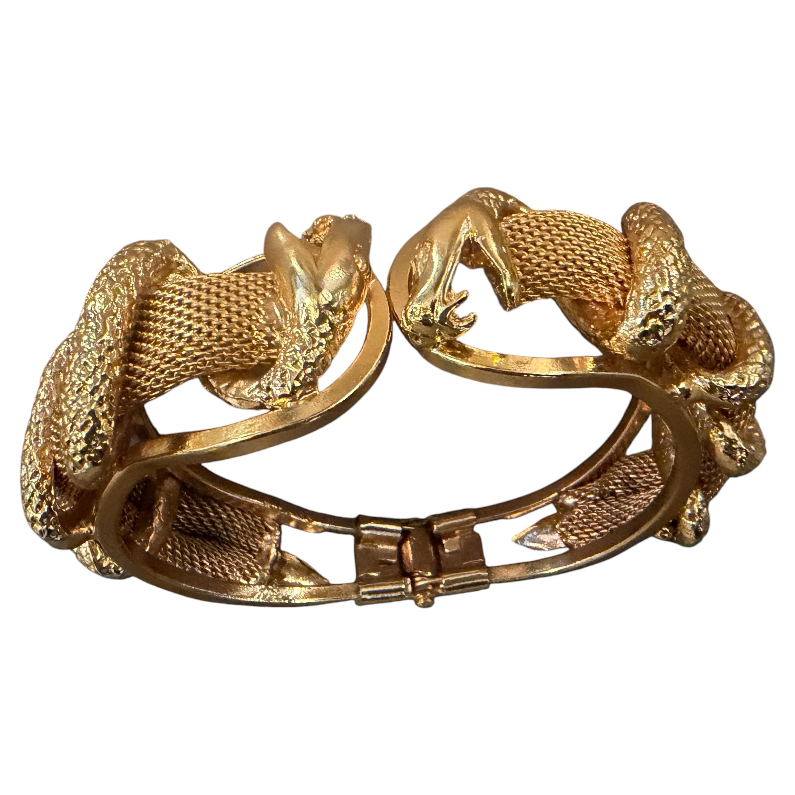 Bracelet-manchette italien en forme de serpent, bijou fantaisie haut de gamme du XXIe siècle