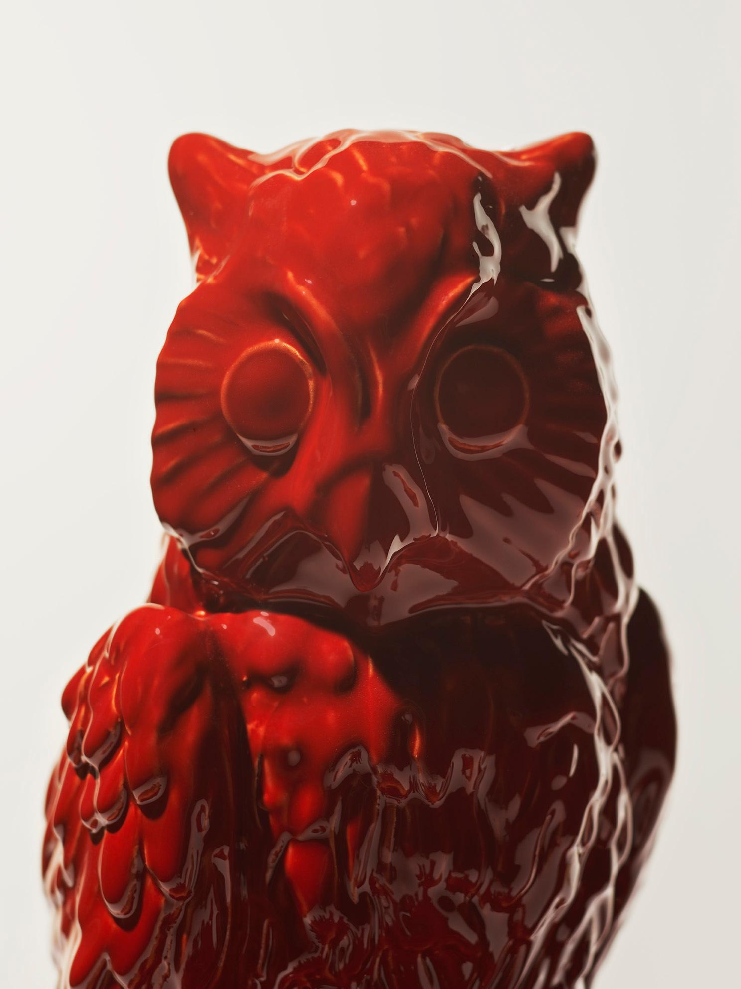 21st century high red frog sculpture by Ceramica Gatti, Italy. Unique piece made in Italy, this pottery piece was designed by Andrea Anastasio at the historical Bottega Ceramica Gatti 1928 in Faenza, specialized on creating ceramic art, that goes