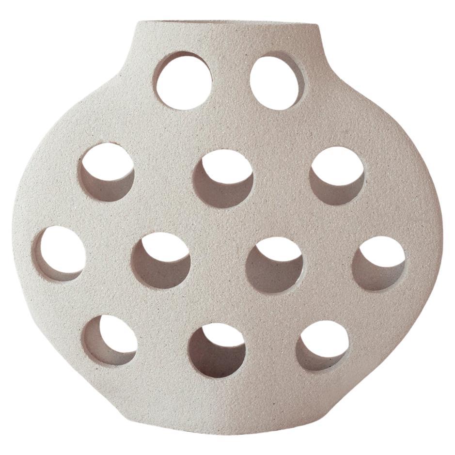 21st Century ‘Holes’, in White Ceramic, Handcrafted in France For Sale at 1stDibs