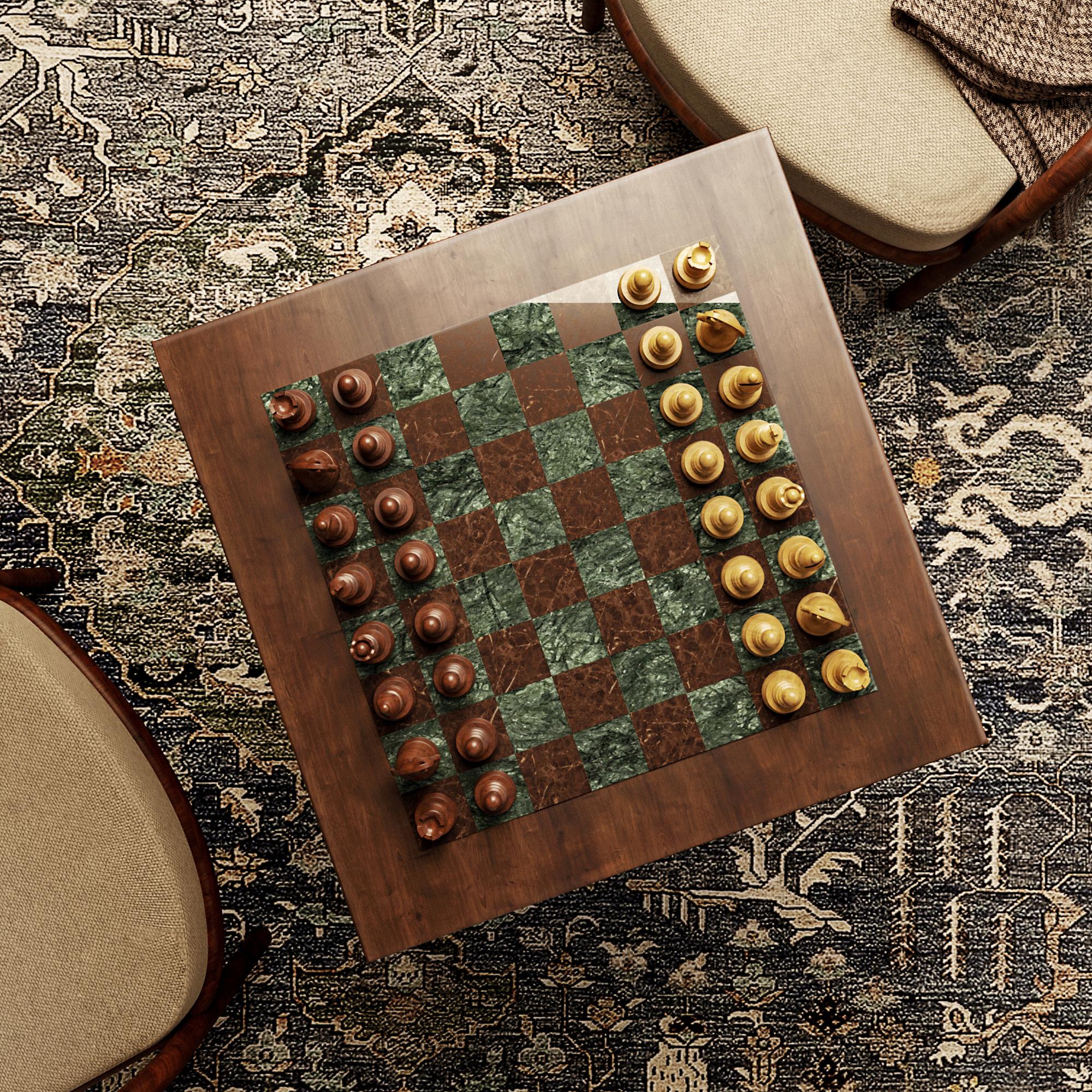 contemporary chess table