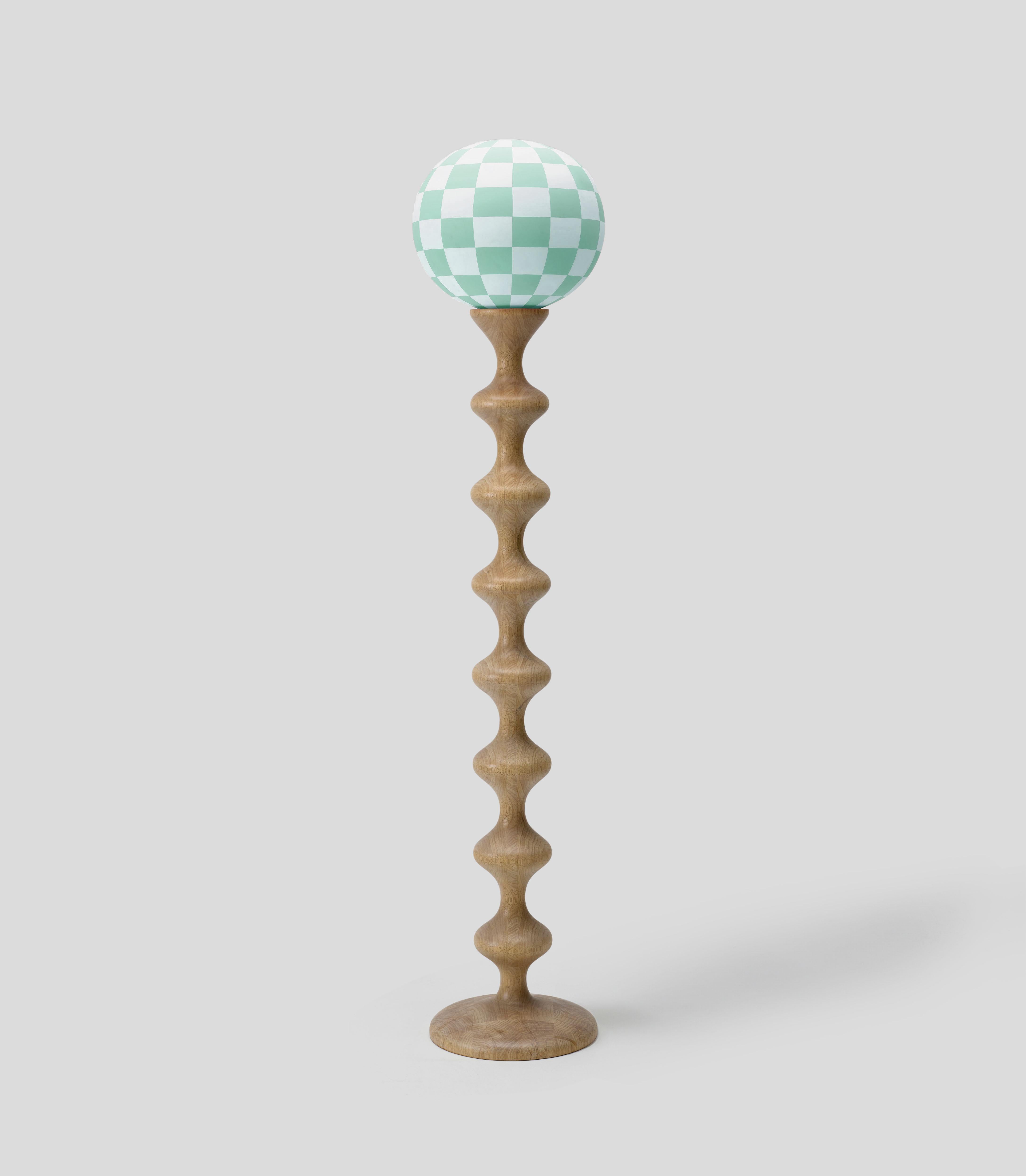 Lampadaire Hozkal du 21e siècle avec verre soufflé à la main et peint à la main Neuf - En vente à Istanbul, TR