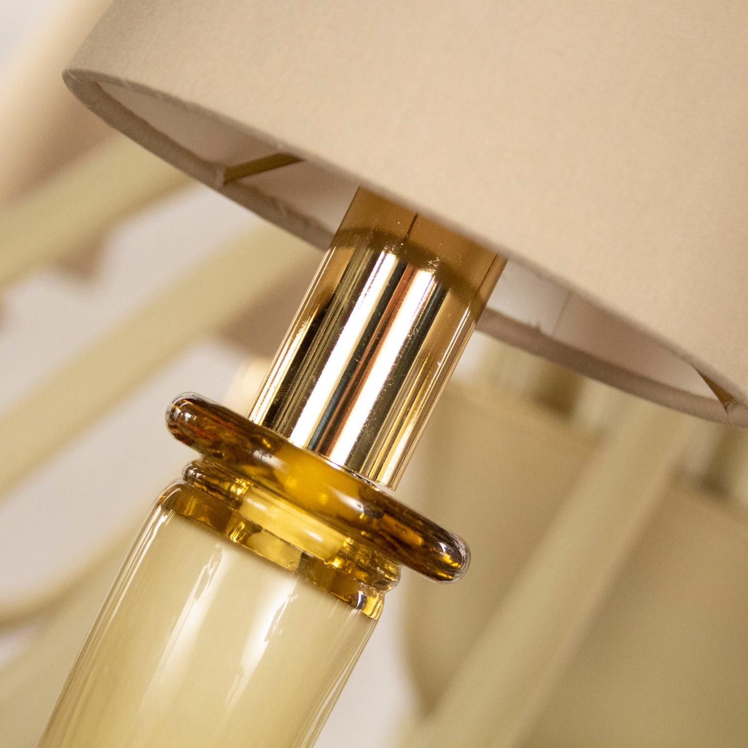 Italian Modern Huge Chandelier 35 lights amber Murano Glass by Multiforme in stock For Sale