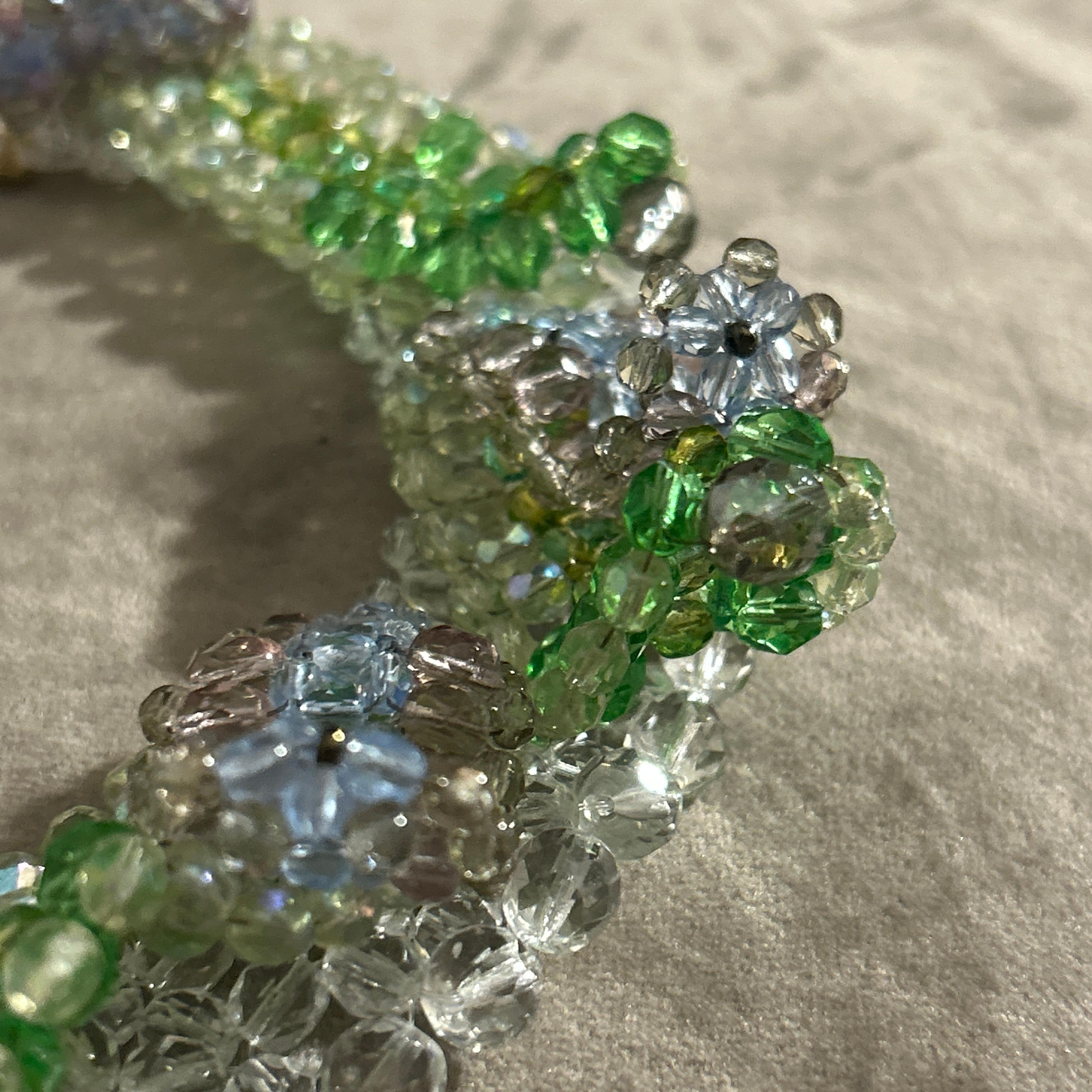 This Coppola e Toppo necklace is a stunning piece of jewelry that showcases the brand's mastery in design and Italian craftsmanship. Known for their intricate beading and bold, avant-garde aesthetic, Coppola e Toppo has been celebrated since the