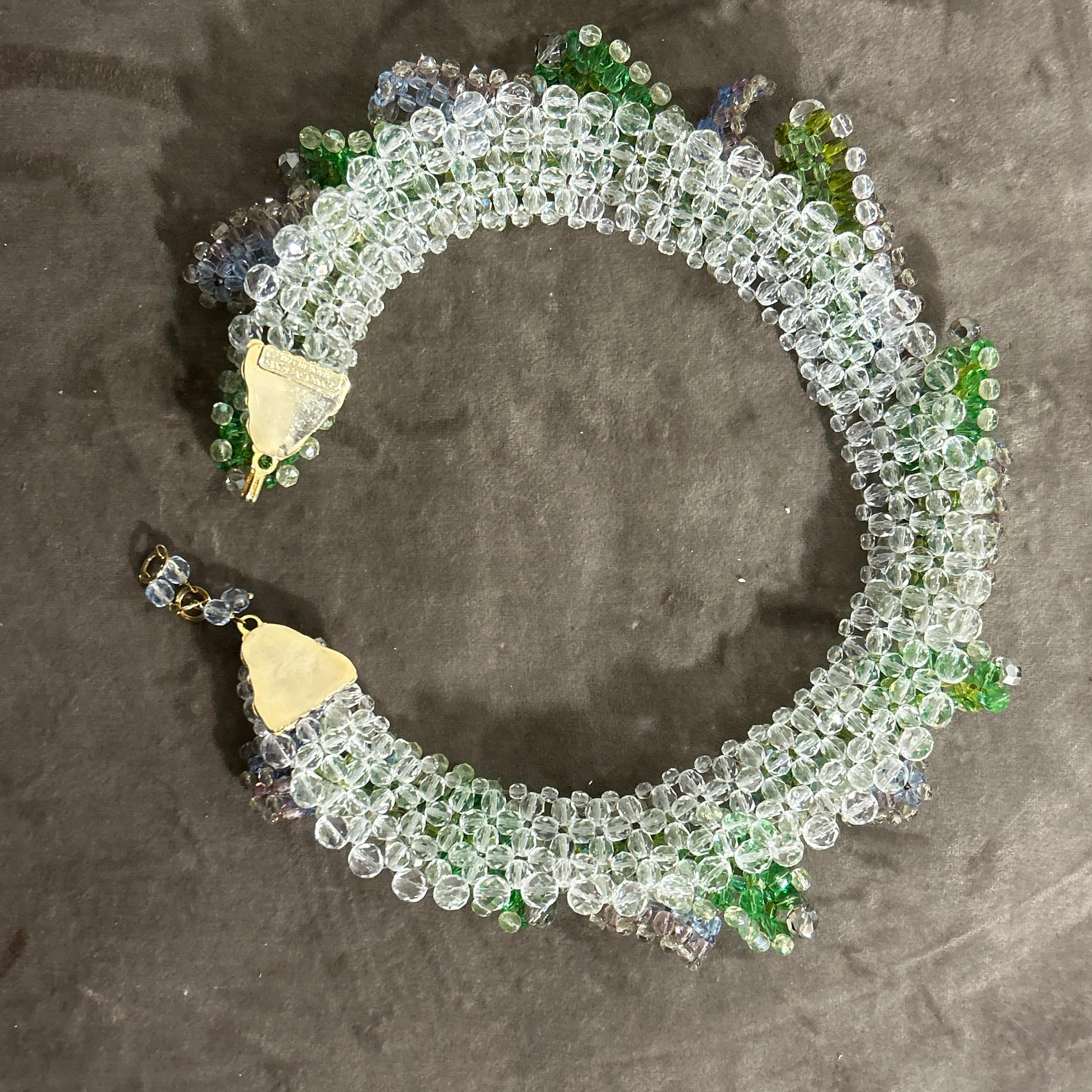 Women's 21st Century Iconic Coppola e Toppo Crystal Beaded Necklace For Sale