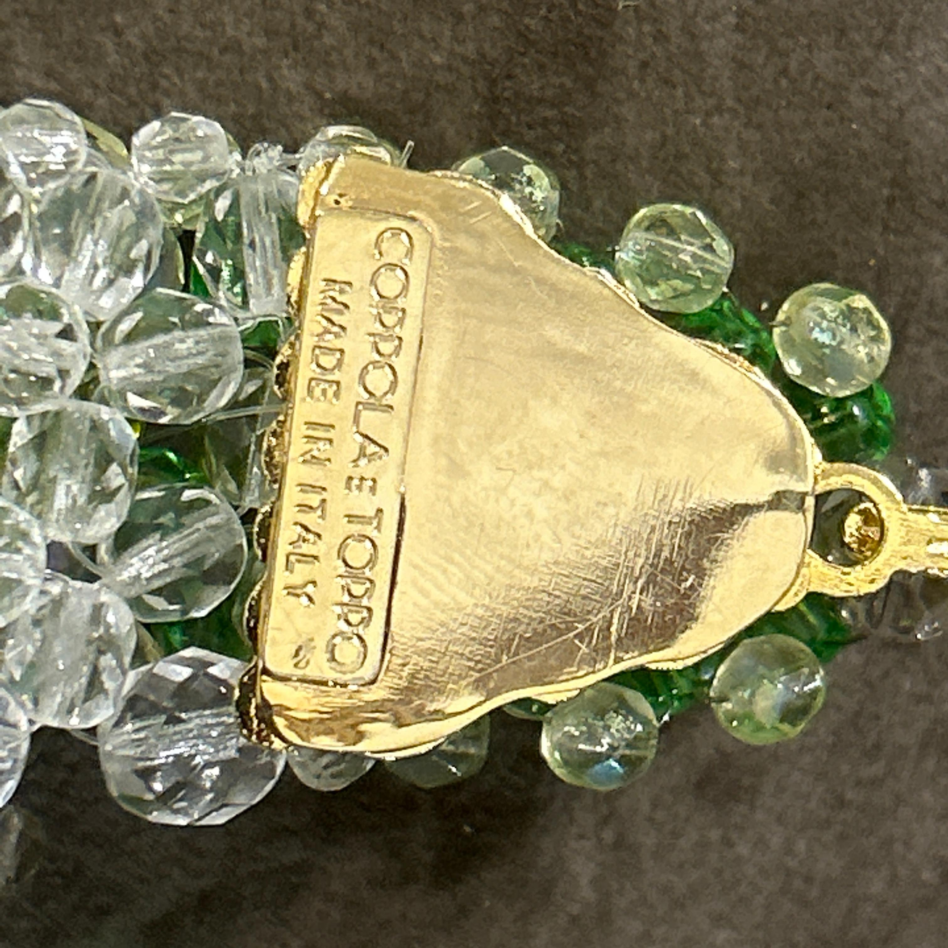 21st Century Iconic Coppola e Toppo Crystal Beaded Necklace For Sale 1