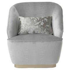 21st Century Inanda Armchair in Leather by Roberto Cavalli Home Interiors
