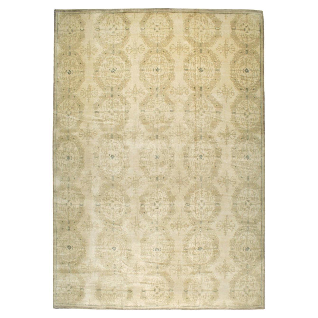 Tapis indien de Lahore surdimensionné du 21e siècle