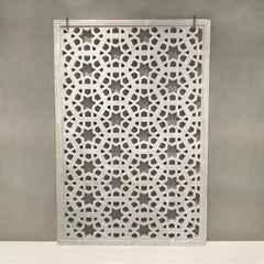 21st Century Indian Starburst Jali Wall Panel - Architectural Marble Relief
