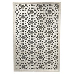 21st Century Indian Starburst Jali Wall Panel - Architectural Marble Relief