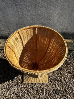 21st century Indonesian Handcrafted Rattan Medicis Vase