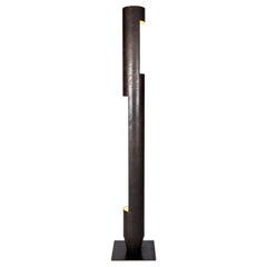 Lampada da terra industriale del 21° secolo a led in acciaio