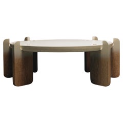 Ipanema Coffee Table, Natural Limed Oak with Ombre Effect by Duistt